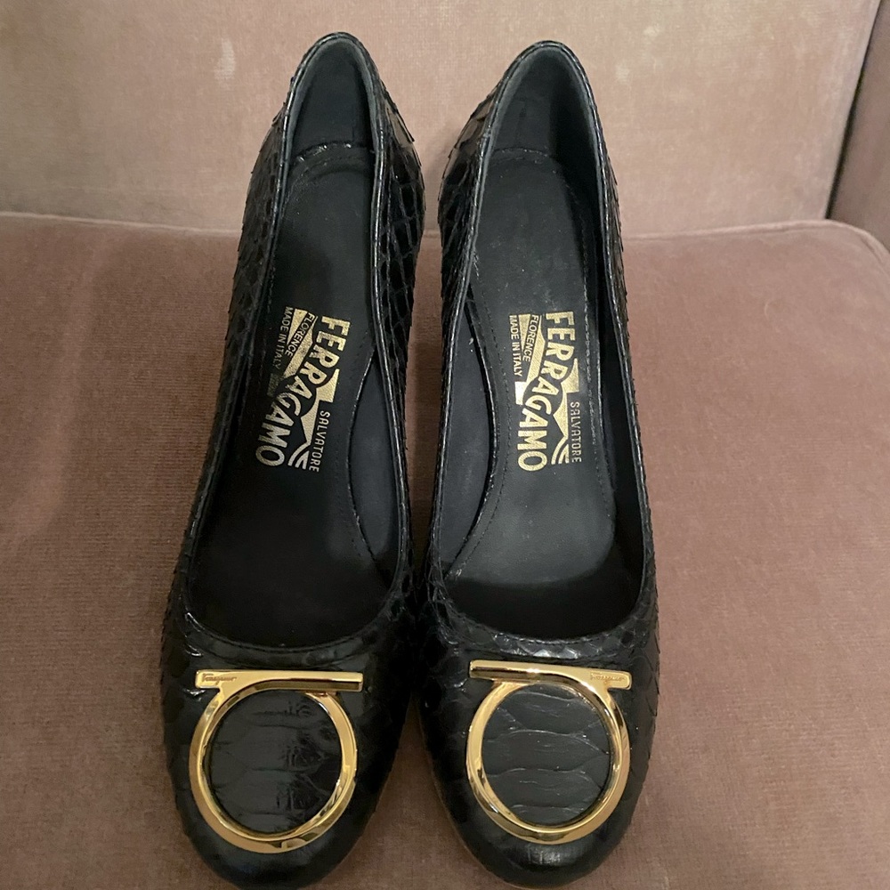 Salvatore Ferragamo Cute block heeled shoes